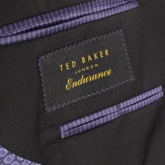 Ted Baker Endurance Jones Ct Wool Sport Coat Black 44R - Picture 5 of 7